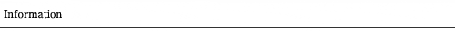 Information